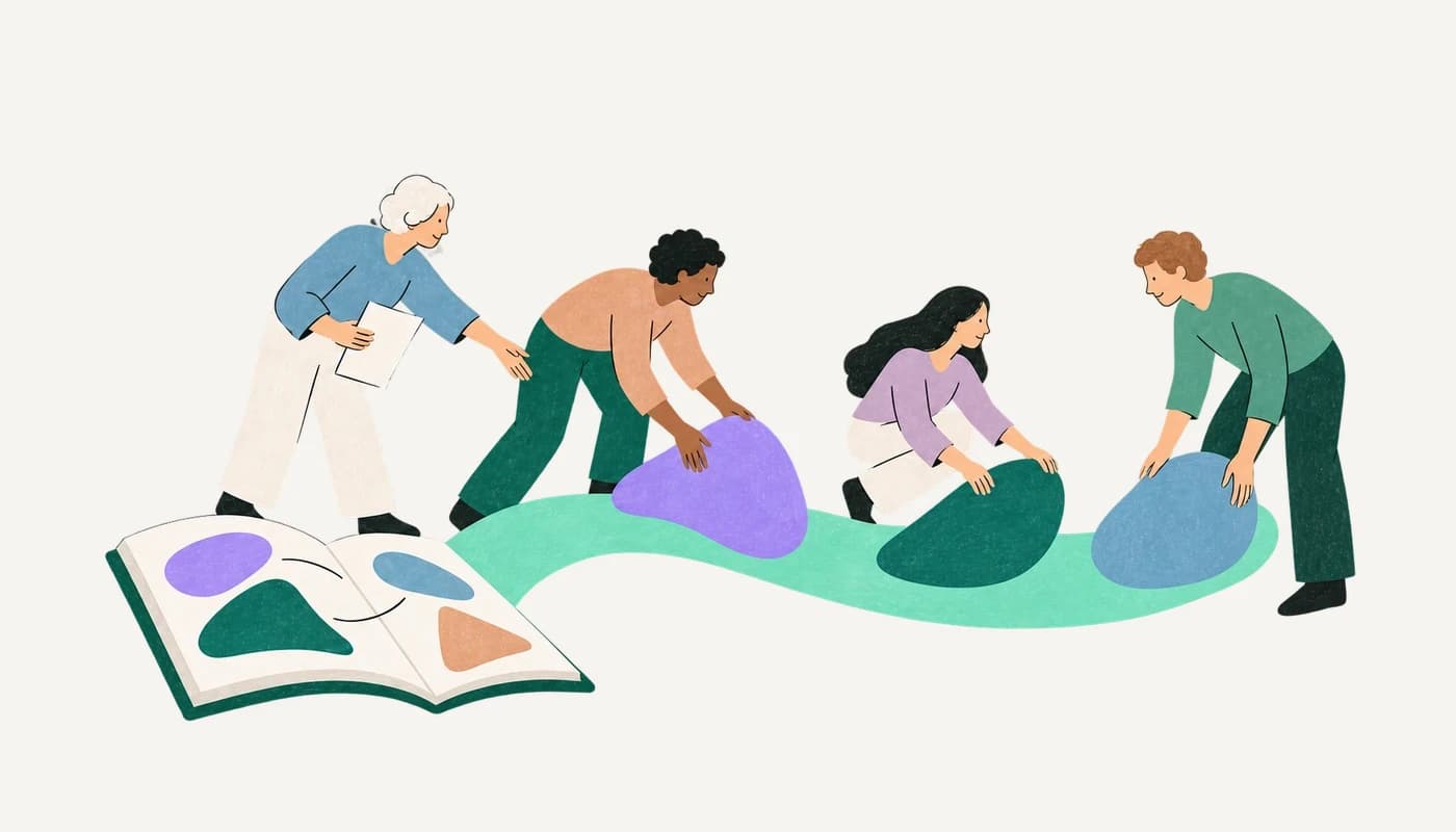 Four teammates turn insights from an open report into a shared path forward