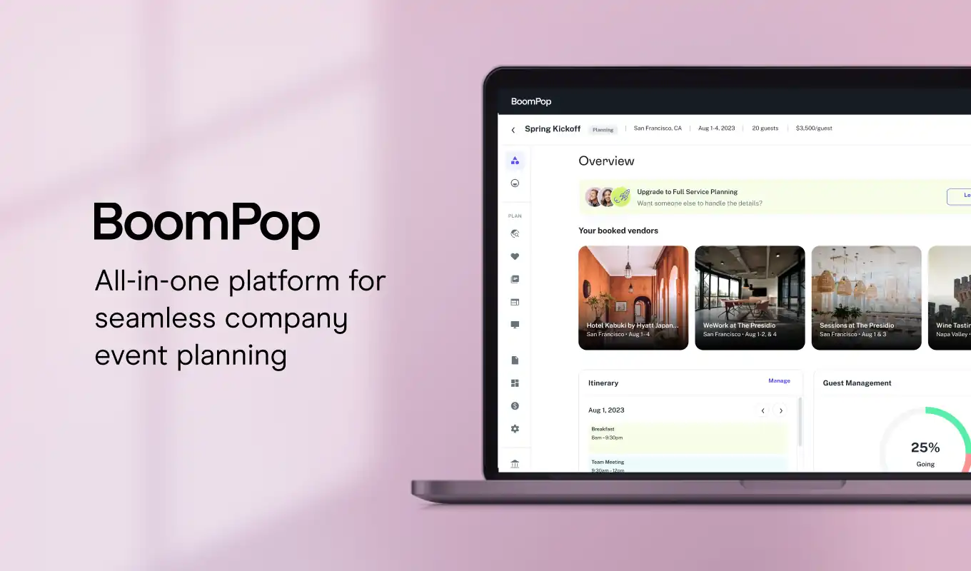 The Easiest Way to Plan In-Person Events is With BoomPop