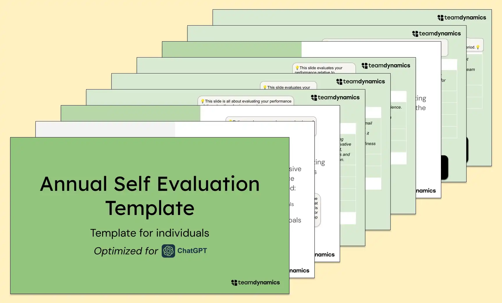 Annual Self Evaluation Performance Review and Goal Setting Template (Optimized for ChatGPT)
