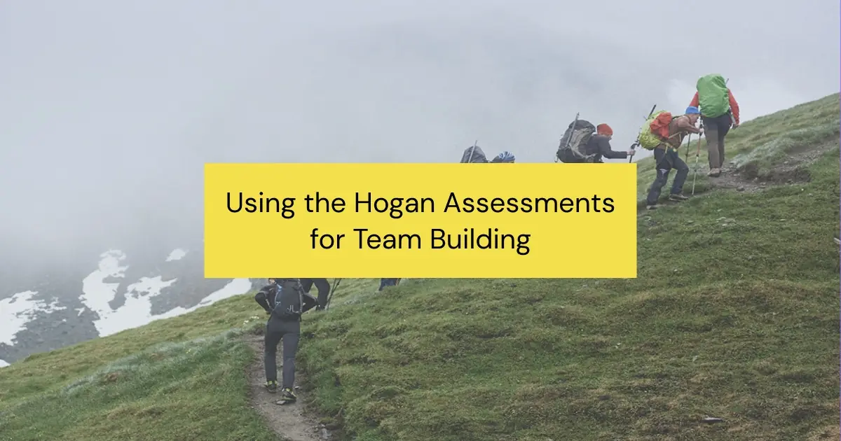 How to use the various Hogan Assessment personality tests for team building at work