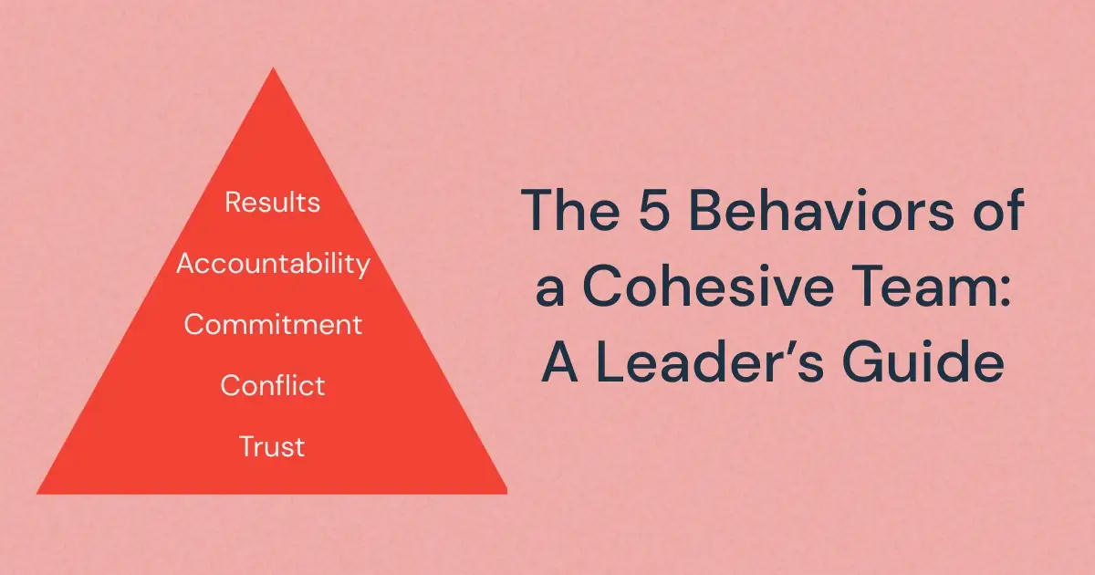 The 5 Behaviors of a Cohesive Team: A Comprehensive Guide for Leaders