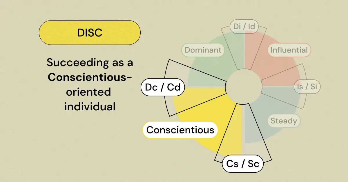 Succeed at Work as a DiSC Conscientious Personality: A Simple Guide (Including Cd: Conscientious-Dominant Personalities and Cs: Conscientious-Steady Personalities)