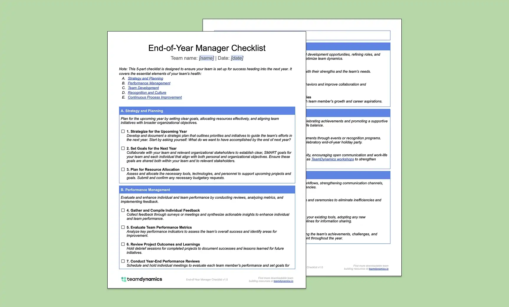 Essential Year-End Leadership Checklist for Managers: Boost Team Performance and Culture